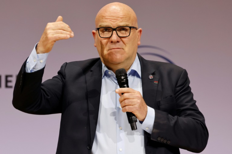 Le patron de France 2030 Bruno Bonnell, le 10 avril 2025 à Paris ( AFP / Ludovic MARIN )