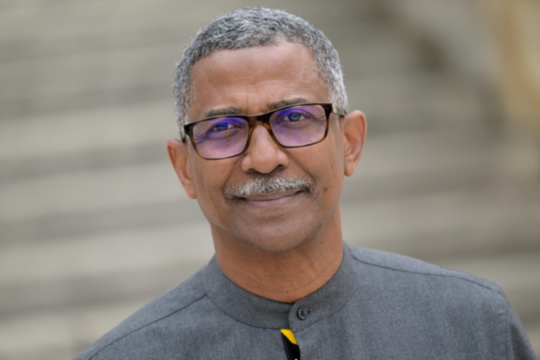 Le député de Guyane, Jean-Victor Castor, le 10 juillet 2024 à Paris ( AFP / Bertrand GUAY )