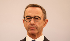 Bruno Retailleau à Paris, le 13 octobre 2025. ( AFP / ALAIN JOCARD )