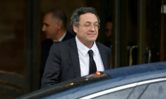 Le procureur général espagnol Alvaro Garcia Ortiz quitte le tribunal à Madrid le 13 novembre 2025 ( AFP / Oscar DEL POZO )