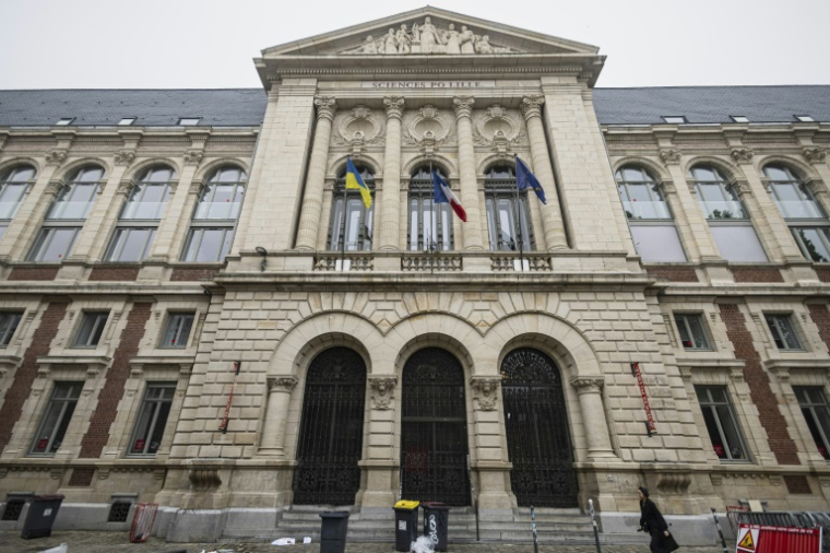 L'Institut d'études politiques de Lille le 2 mai 2024 ( AFP / Sameer Al-DOUMY )