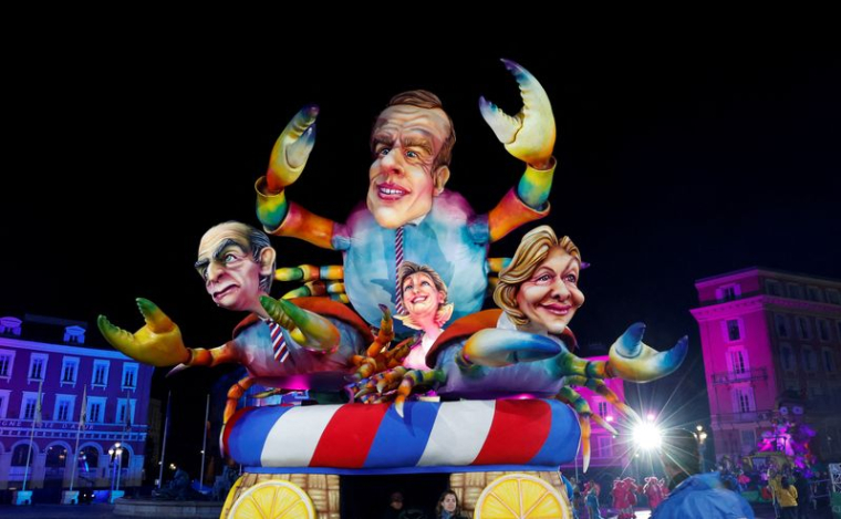 FRANCE/PRÉSIDENTIELLE: LES RIVAUX DE MACRON RAILLENT SA DIPLOMATIE DANS LE DOSSIER UKRAINIEN