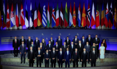 Durant les célébrations du 75e anniversaire de l'Otan, à Washington