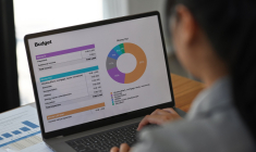(Crédits photo : Adobe Stock - Graphiques et tableaux de suivi des dépenses pour piloter son budget mensuel et réaliser des arbitrages)