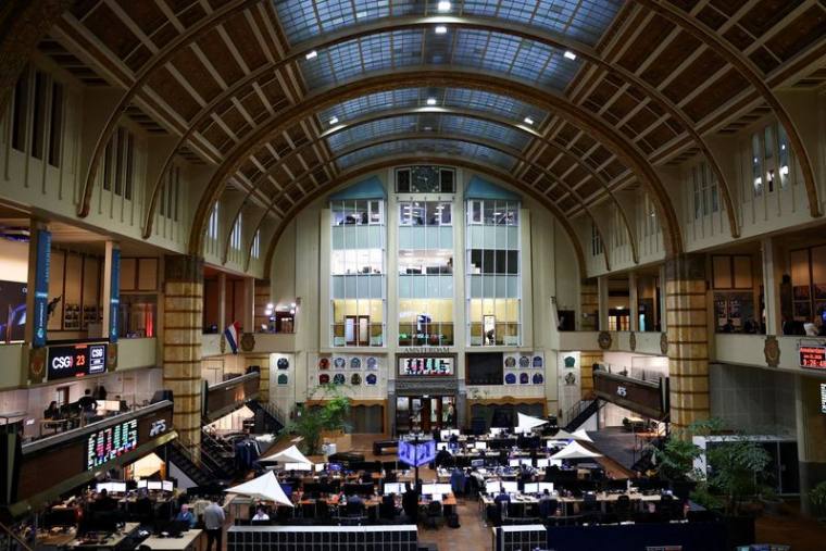 PHOTO DE FICHIER : Euronext Amsterdam à Amsterdam