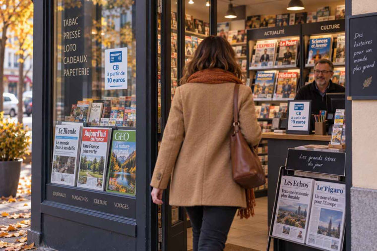 Oblig&eacute; de payer autrement qu'en carte bancaire en dessous d'un minimum ? Voici les r&egrave;gles... (Cr&eacute;dit : Boursorama / image g&eacute;n&eacute;r&eacute;e par IA)