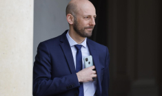 Stanislas Guerini, le 15 mars 2023, à Paris ( AFP / Ludovic MARIN )