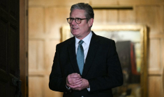 Keir Starmer à Aylesbury, au Royaume-Uni, le 9 janvier 2025. ( AFP / JUSTIN TALLIS )