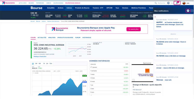 Découvrez notre nouveau service de notifications !