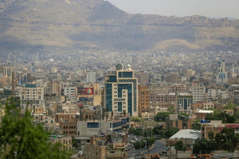 Vue de la capitale yéménite Sanaa, le 2 octobre 2026  ( AFP / Mohammed HUWAIS )