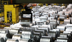 Une usine sidérurgique à Duisburg, en Allemagne