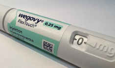 Photo d'archives: Un injecteur de 0,25 mg du traitement anti-obésité Wegovy