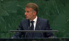 Gaza: Macron dénonce devant l'ONU "un spectacle qui nous fait honte à tous"