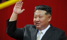 Kim Jong-Un à Pyongyang, en Corée du Nord, le 9 octobre 2025. ( POOL / YEKATERINA SHTUKINA )