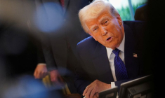 Le président des États-Unis Donald Trump