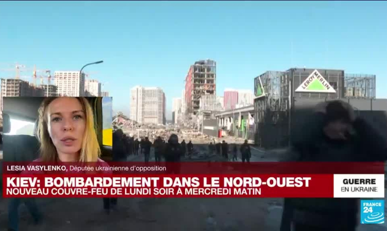 Guerre en Ukraine : Lesia Vasylenko, députée ukrainienne d'opposition, s'exprime sur France 24