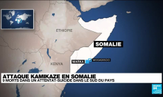 Somalie : neuf morts dans un attentat-suicide dans le sud du pays