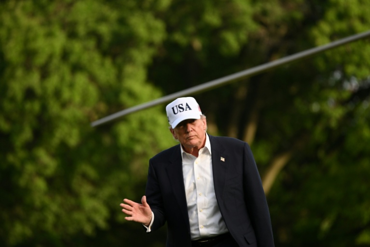 Le président américain Donald Trump à la Maison Blanche le 15 mai 2026 ( AFP / Alex WROBLEWSKI )