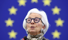 European Central Bank (ECB) President Christine Lagarde  ( AFP / FREDERICK FLORIN )