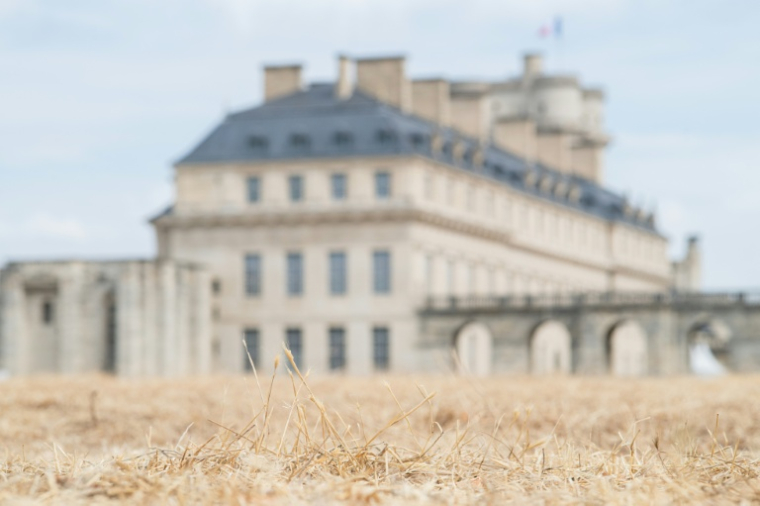 Le château de Vincennes en pleine canicule à Paris, le 13 juillet 2026 ( AFP / Martin LELIEVRE )