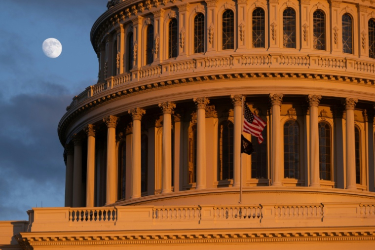 Le dôme du Capitole de Washington, siège du Congrès américain, le 2 décembre 2025 ( AFP / SAUL LOEB )