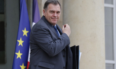 Philippe Tabarot à Paris, le 16 avril 2025. ( AFP / LUDOVIC MARIN )