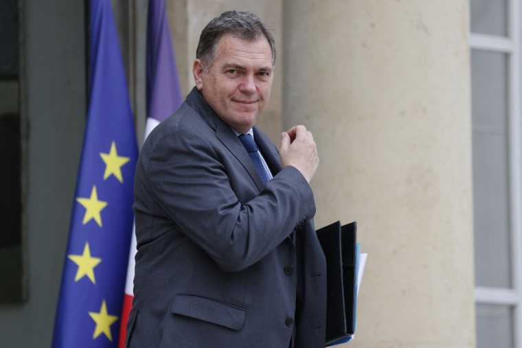 Philippe Tabarot à Paris, le 16 avril 2025. ( AFP / LUDOVIC MARIN )