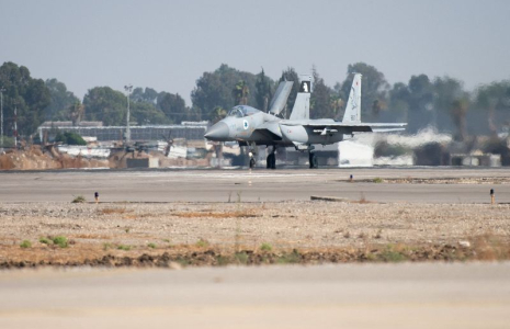 Un avion de chasse israélien F15