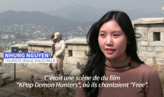 À Séoul, des touristes en pèlerinage sur les lieux du film oscarisé "KPop Demon Hunters"