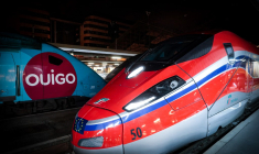 Un train Frecciarossa, de Trenitalia, gare de Lyon, en décembre 2021 (illustration) ( AFP / GEOFFROY VAN DER HASSELT )