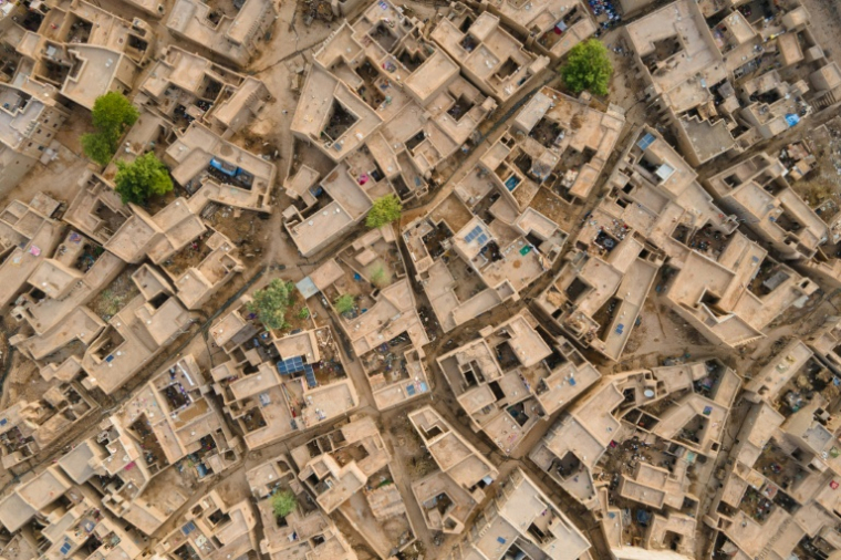 Vue aérienne de la ville de Djenné, le 12 juin 2025 ( AFP / OUSMANE MAKAVELI )