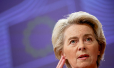 Photo de la présidente de la Commission européenne, Ursula von der Leyen