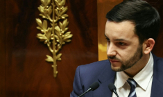 Le député RN Jean-Philippe Tanguy à l'Assemblée nationale à Paris, le 23 décembre 2025 ( AFP / Thomas SAMSON )
