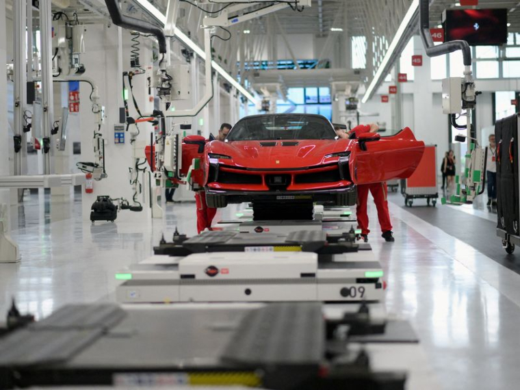 Le "e-building" de Ferrari, à Maranello