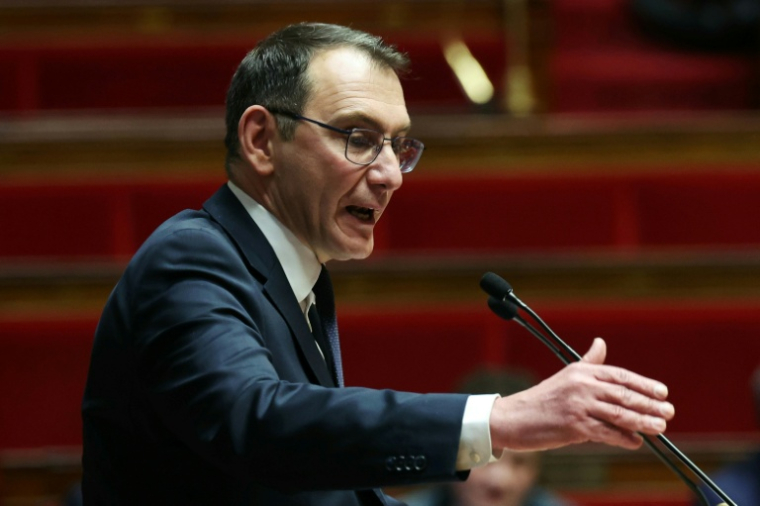 Le député RN Laurent Jacobelli à l'Assemblée nationale le 10 février 2025, à Paris ( AFP / ALAIN JOCARD )