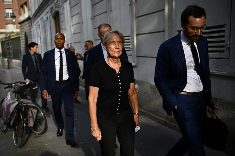 La Première ministre Elisabeth Borne ( POOL / CHRISTOPHE ARCHAMBAULT )