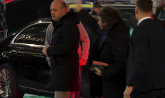 La président argentin Javier Milei arrive à Oslo pour la cérémonie du prix Nobel de la paix