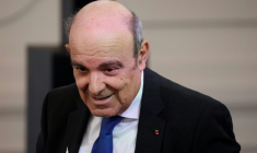 Le PDG de Dassault Eric Trappier à Paris, le 5 février 2026 ( POOL / Ludovic MARIN )