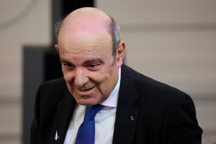 Le PDG de Dassault Eric Trappier à Paris, le 5 février 2026 ( POOL / Ludovic MARIN )