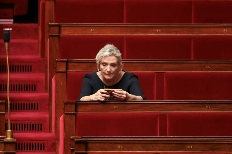 La présidente des députés RN, Marine Le Pen, le 23 juin 2026 ( AFP / Alain JOCARD )
