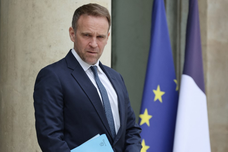 Marc Ferracci, à Paris, le 16 juillet 2025 ( AFP / LUDOVIC MARIN )