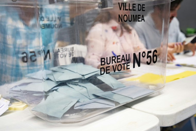 Quelque 192.000 Calédoniens sont appelés aux urnes dimanche 28 juin pour les premières élections provinciales depuis 2019 ( AFP / Delphine MAYEUR )