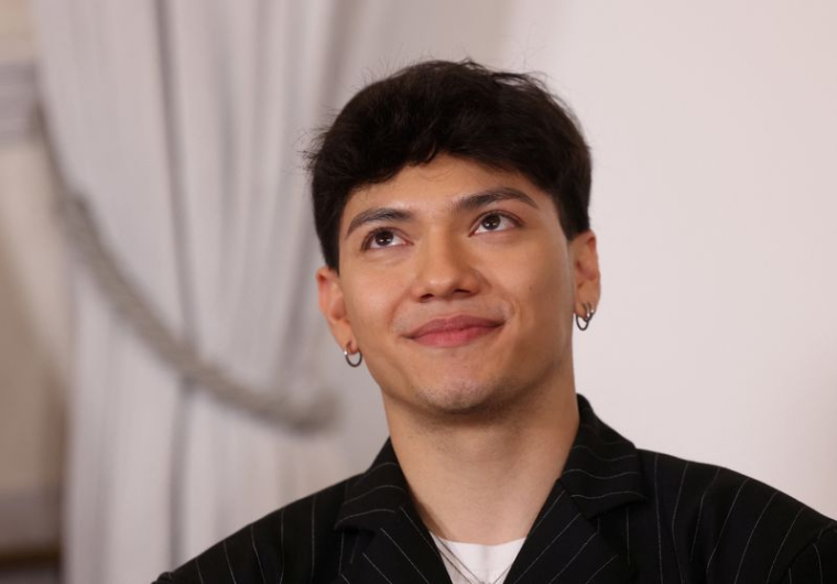 Le chanteur autrichien JJ