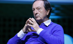 Michel Edouard Leclerc, à  Boulogne-Billancourt, le 25 mars 2025 ( AFP / LUDOVIC MARIN )