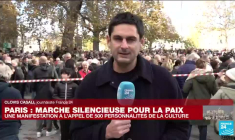 Guerre Israël-Hamas : march silencieuse pour le paix à Paris