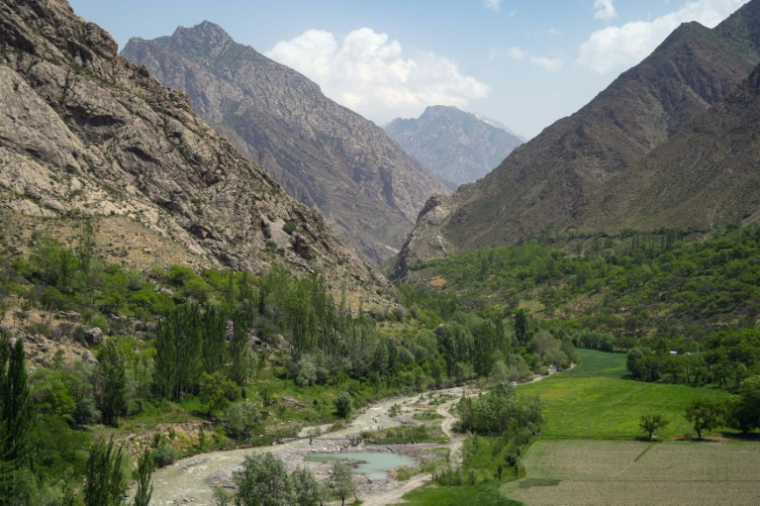 L'enclave tadjike de Vorukh, dans la région de Batken, le 24 mai 2025 au Kirghizstan ( AFP / STRINGER )