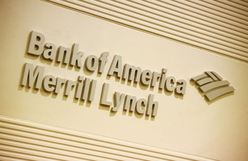 Le logo de Bank of America et Merrill Lynch