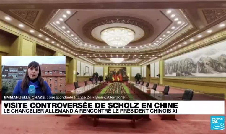 Olaf Scholz en Chine : "Une visite qui suscite beaucoup d'interrogations" en Allemagne