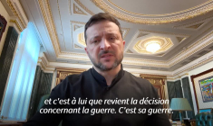 "C'est avec Poutine que les négociations doivent avoir lieu" dit Zelensky