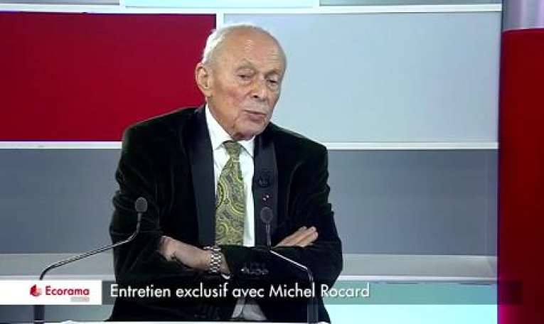 "Quand François Hollande a dit qu'il allait inverser la courbe du chômage, je lui ai déconseillé cette promesse. Je n'ai pas changé d'avis" selon Michel Rocard (VIDEO)
